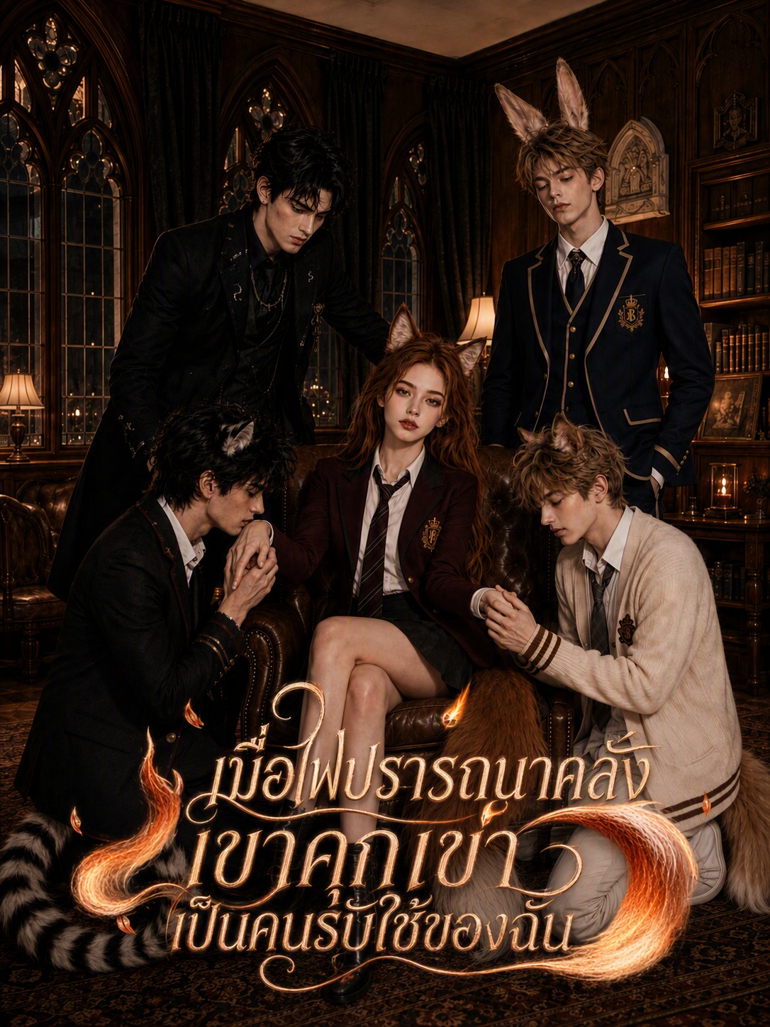เมื่อไฟปรารถนาคลั่ง เขาคุกเข่าเป็นคนรับใช้ของฉัน